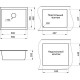 Кухонная мойка Granula GR-5551 базальт
