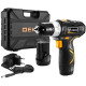 Дрель-шуруповерт Deko GCD12DU3 SET 4 063-4140 с 2-мя АКБ, кейс, набор оснастки