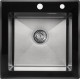 Кухонная мойка ARFEKA ECO AR 500*500 GS BLACK GLASS + SATIN