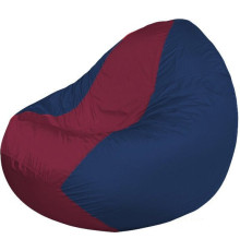 Кресло-мешок Flagman Classic К2.1-119 синий темный/бордовый