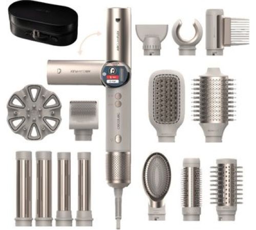 Мультистайлер Cecotec AirGlam 14 в 1 Flex Champagne 114727