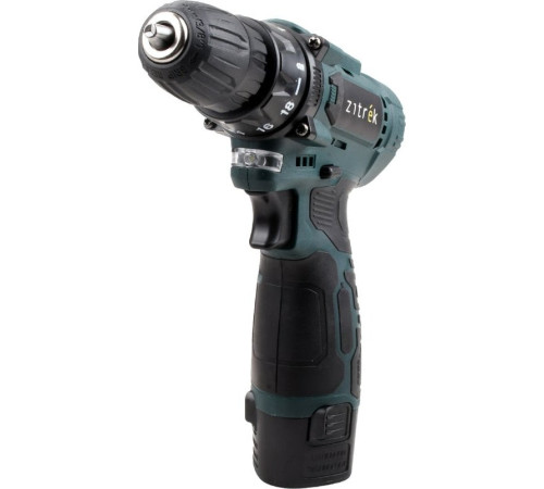 Дрель-шуруповерт Zitrek Green 12V Max 085-1016 с 2-мя АКБ