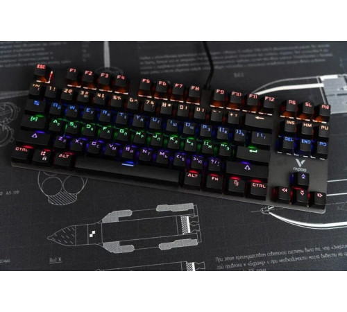 Клавиатура Rapoo V500Pro-87 черный