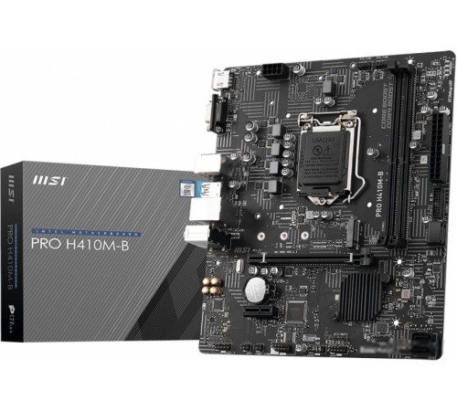 Материнская плата MSI PRO H410M-B