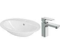 Умывальник Cersanit Calla 54 S-UM-Cl/1-w + 63039