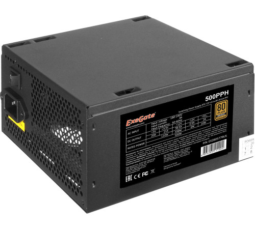 Блок питания ExeGate 500PPH 80 Plus Bronze EX280577RUS