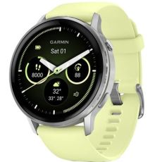 Умные часы Garmin Venu 4 45 мм серебристый/желтый