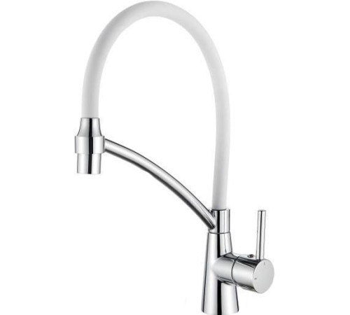 Смеситель Ledeme L4399-3 хром/белый