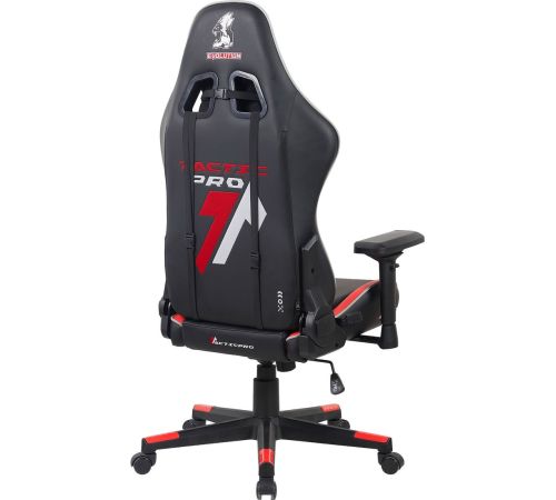 Игровое геймерское кресло Evolution Tactic PRO Special edition D3 черный/красный