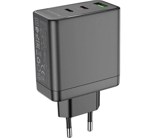 Сетевое зарядное Borofone BN12 черный