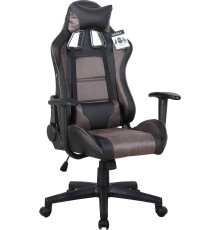Кресло Brabix GT Racer GM-100 черный/коричневый
