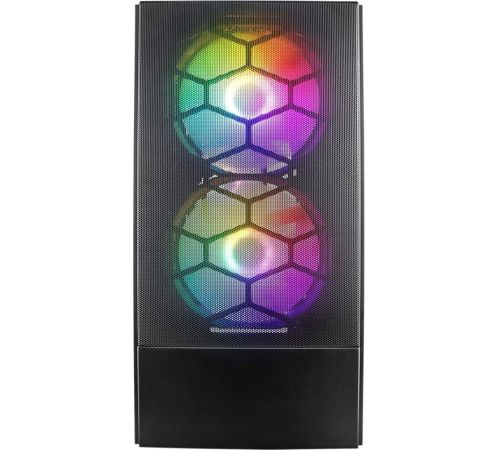 Корпус 1stPlayer Firebase X4-M-BK-2F1P-1F1