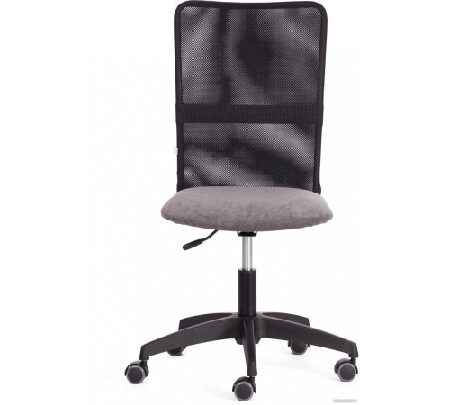 Офисное кресло TetChair 29/W-11 флок/ткань серый/черный