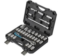 Набор трещотка с головками Bort BTK-33 33 предмета