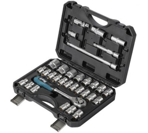 Набор трещотка с головками Bort BTK-33 33 предмета