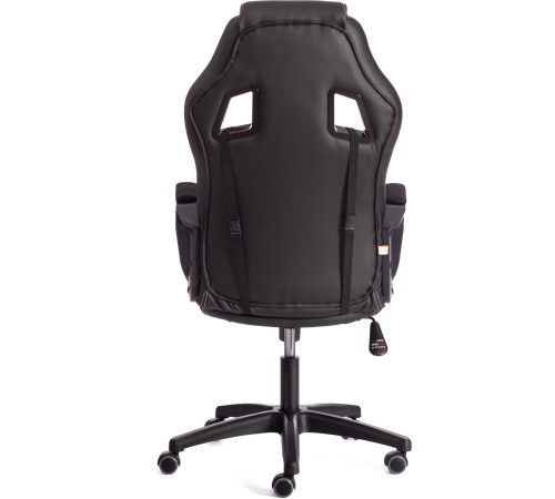 Кресло TetChair Driver иск. кожа/ткань, черный/черный