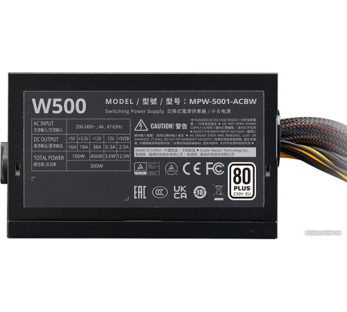 Блок питания Cooler Master Elite NEX W500 MPW-5001-ACBW-BEU