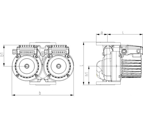 Циркуляционный насос IMP Pumps GHNMD BASIC II 40/70F 250