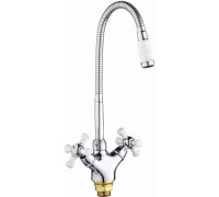 Смеситель РМС SL92W-279F хром/белый