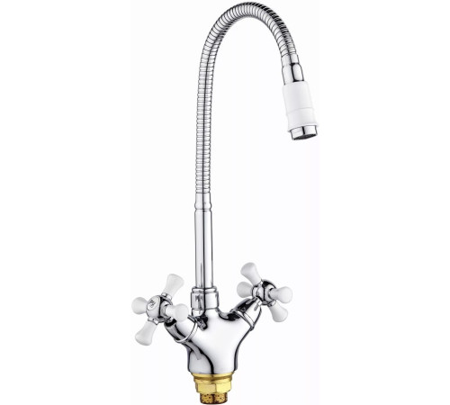 Смеситель РМС SL92W-279F хром/белый