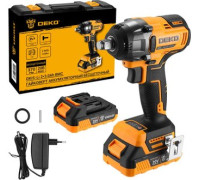 Гайковерт Deko DKIS-Li Set 083-1083 с 2-мя АКБ, кейс