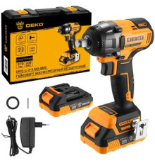 Гайковерт Deko DKIS-Li Set 083-1083 с 2-мя АКБ, кейс