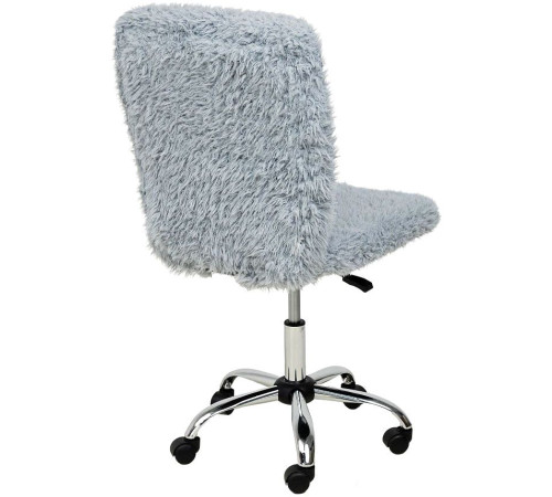 Кресло AksHome Fluffy серый