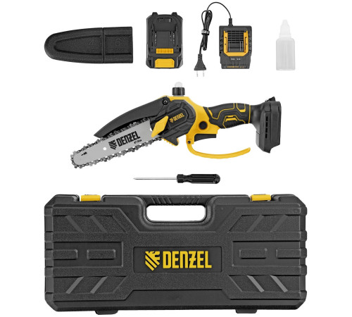Аккумуляторная пила Denzel CCS-150 с 1-им АКБ, кейс