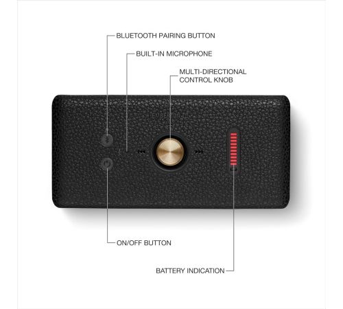 Беспроводная колонка Marshall Emberton III черный/латунь