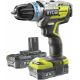 Ударная дрель-шуруповерт Ryobi R18PDBL-220S 5133003436 с 2-мя АКБ, сумка