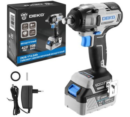 Гайковерт Deko ZKIS Set 083-1084 с 1-им АКБ