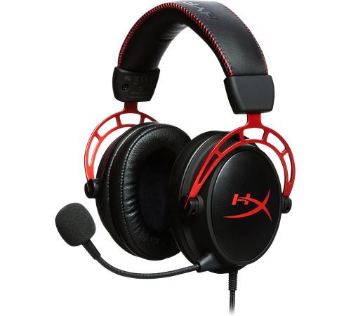 Наушники с микрофоном HyperX Cloud Alpha черный/красный