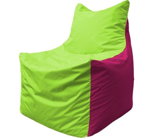 Кресло-мешок Flagman Фокс Ф2.1-154 салатовый/малиновый