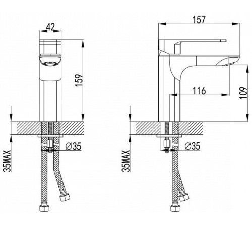 Смеситель IDDIS Slide SLIBL00i01 черный