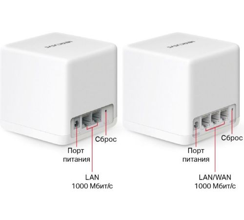 Wi-Fi система Mercusys Halo H60X 2 шт