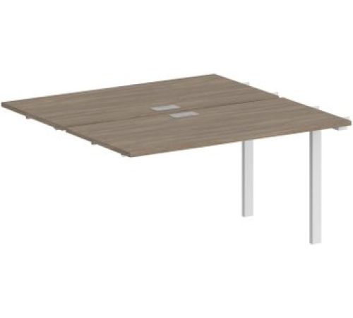 Стол Norden Приставка 120x123.8x75 SG.211.OD.63.WH белый/дуб темный