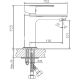 Смеситель Haiba HB10505-8 белый/хром
