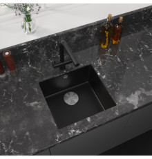 Кухонная мойка ZorG Fast 44 Premium black metallic