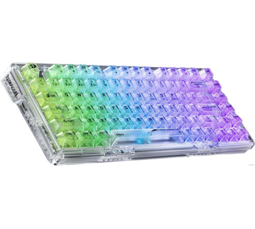 Клавиатура Redragon Elf Pro прозрачный/белый