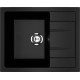 Кухонная мойка Ulgran U-607 ультра-черный