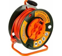 Удлинитель Glanzen EB-50-008 50 м, оранжевый