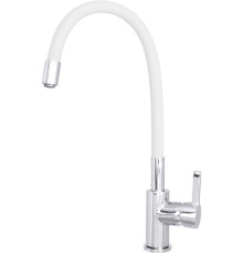 Смеситель Rubineta Flexy-33 FL30078 белый/хром