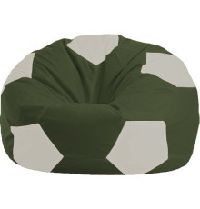 Кресло-мешок Flagman Мяч Стандарт М1.1-59 темно-оливковый/белый