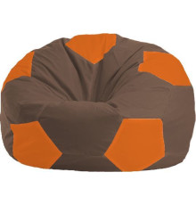Кресло-мешок Flagman Мяч Стандарт М1.1-324 коричневый/оранжевый