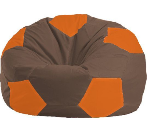 Кресло-мешок Flagman Мяч Стандарт М1.1-324 коричневый/оранжевый