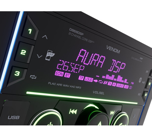 USB-магнитола Aura Venom-D868DSP