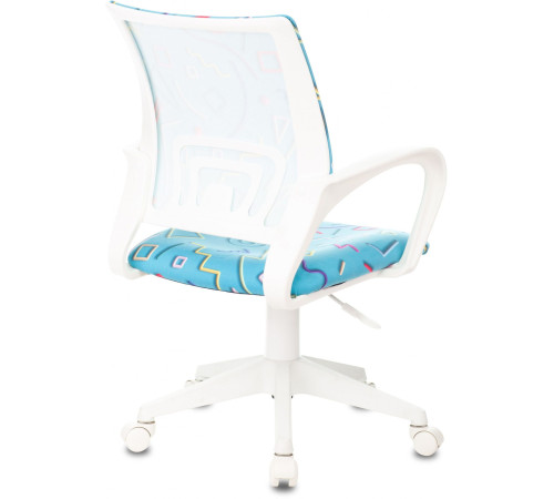 Компьютерное кресло Бюрократ Burokids 1W 1920811 голубой Sticks 06/пластик белый