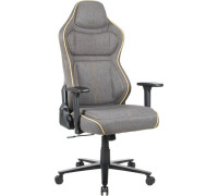 Игровое геймерское кресло CHAIRMAN CH31 ткань, темно-серый/желтый кант