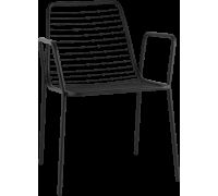 Стул Stool Group Дели с подлокотниками LV-107-9005 металл черный