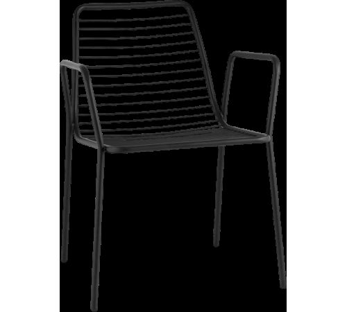 Стул Stool Group Дели с подлокотниками LV-107-9005 металл черный